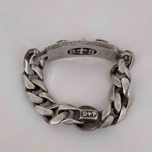 エーアンドジー A&G ロゴプレート ブレスレット  メンズ